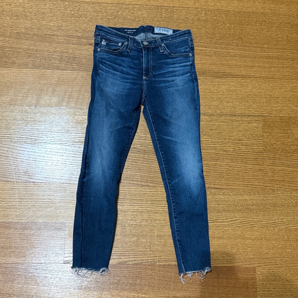 Ag Adriano Goldschmied the Prima Cigarette Crop Jeans